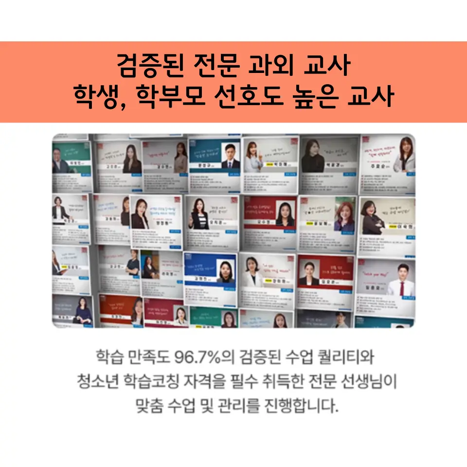 전문 과외 교사 안내